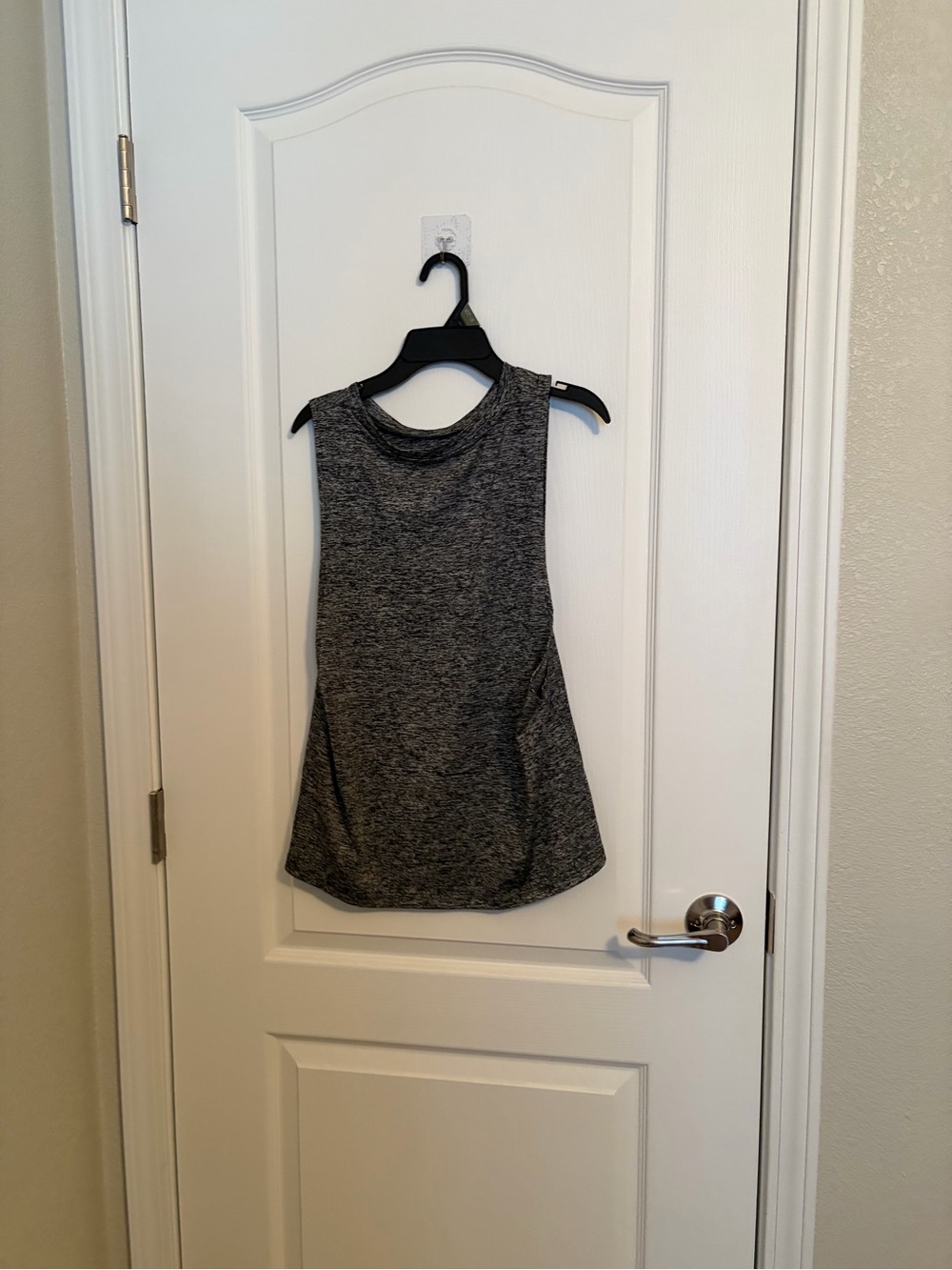 SHEIN Charcoal Gray Heathered Tank Top